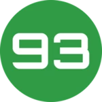 93mins android application logo